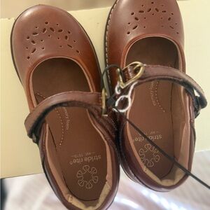 Stride Rite Tan Kids Dress Shoes
